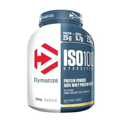 Dymatize ISO100 Hydrolyzed (2264 g, Gâteau d'anniversaire)