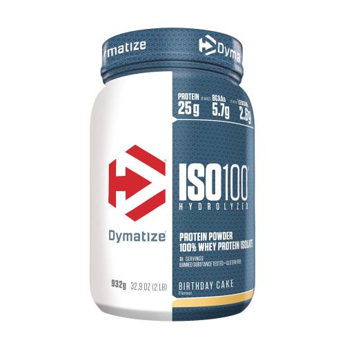 Dymatize ISO100 Hydrolyzed (932 g, Gâteau d'anniversaire)