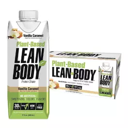   Labrada Lean Body Plant Based Protein Shake (12 x 500 ml, Vanille et Caramel)