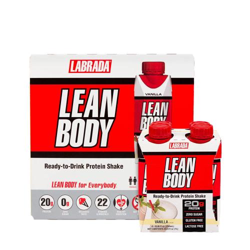 Labrada Lean Body Ready-to-Drink Protein Shake  (16 x 250 ml, Vanille)