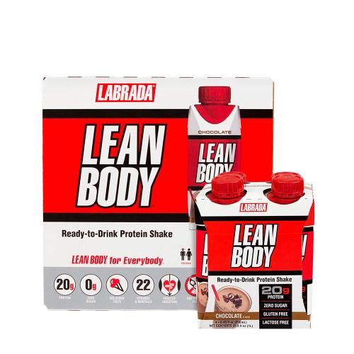 Labrada Lean Body Ready-to-Drink Protein Shake  (16 x 250 ml, Chocolat)