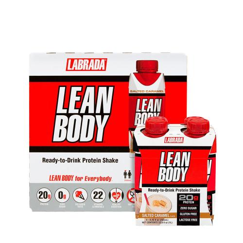 Labrada Lean Body Ready-to-Drink Protein Shake  (16 x 250 ml, Caramel Salé)