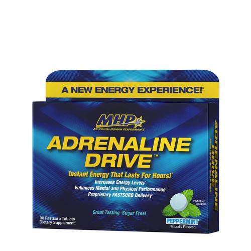 MHP Adrenaline Drive: Fast Acting Energy Mint (30 Comprimé, Menthe Poivrée)