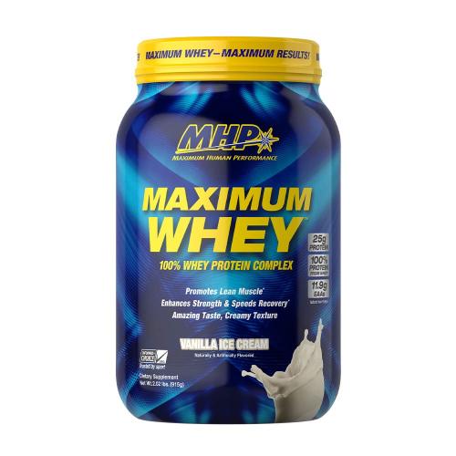 MHP Maximum Whey - 100% Whey Protein (915 g, Glace à la Vanille)