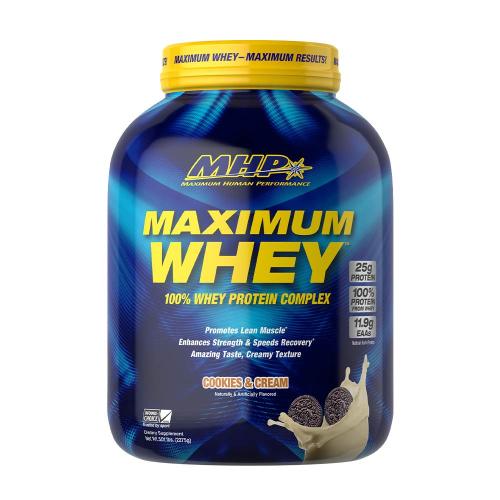 MHP Maximum Whey - 100% Whey Protein (2275 g, Cookie & Crème Chocolat)