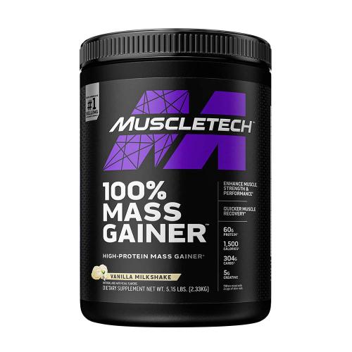 MuscleTech 100% Mass Gainer (2.3 kg, Milkshake à la Vanille)