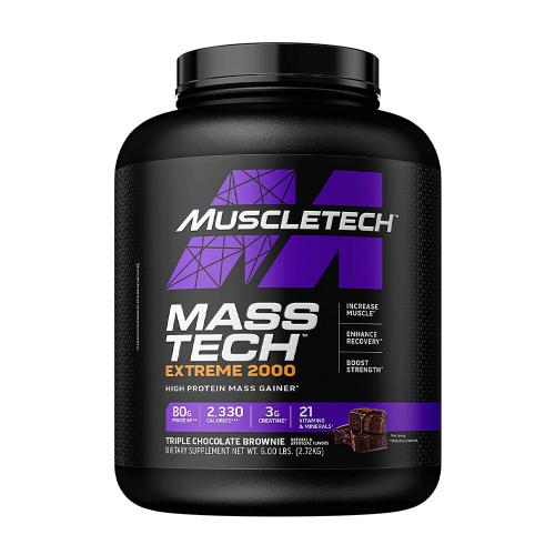 MuscleTech Mass-Tech Extreme 2000 (2.72 kg, Brownie Triple Chocolat)