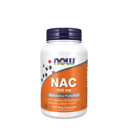 Now Foods NAC 600 mg Veg Capsules (250 Capsule végétale)