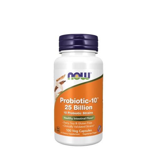 Now Foods Probiotic-10™ 25 Billion (100 Capsule végétale)