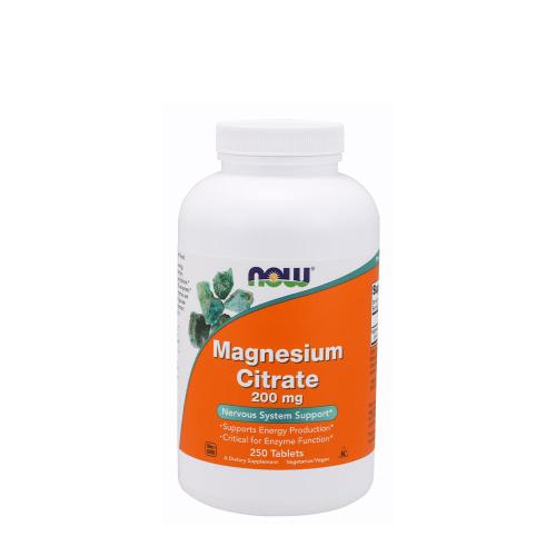 Now Foods Magnesium Citrate 200 mg (250 Comprimé)