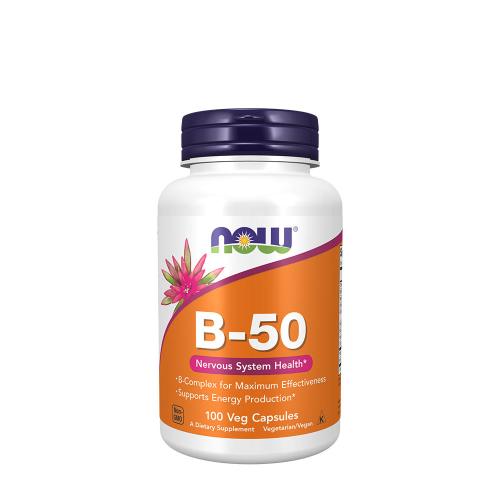 Now Foods Vitamin B-50 (100 Capsule végétale)