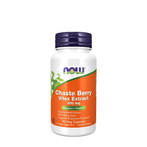 Now Foods Chaste Berry Vitex Extract 300 mg (90 Capsule végétale)