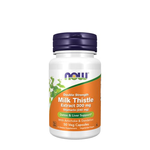 Now Foods Milk Thistle Extract, Double Strength 300 mg (50 Capsule végétale)