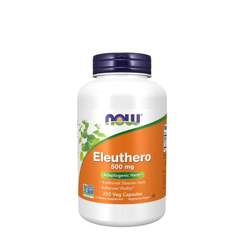 Now Foods Eleuthero 500 mg (250 Capsule végétale)