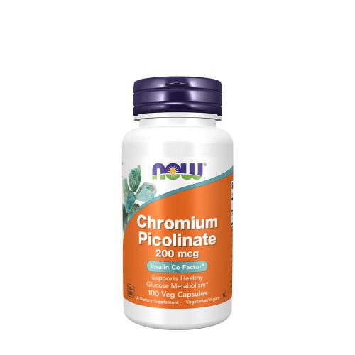 Now Foods Chromium Picolinate 200 mcg (100 Capsule végétale)