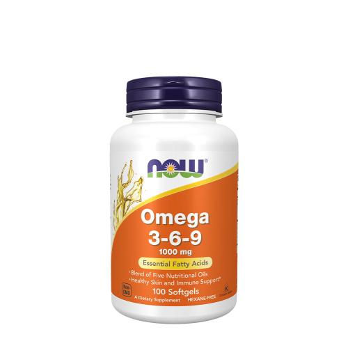 Now Foods Omega 3-6-9 1000 mg (100 Capsule molle)