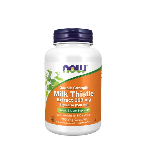 Now Foods Milk Thistle Extract, Double Strength 300 mg (200 Capsule végétale)