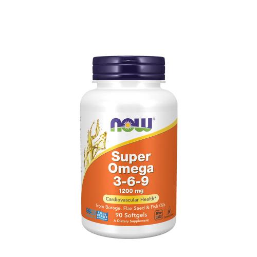 Now Foods Super Omega 3-6-9 1200 mg (90 Capsule molle)