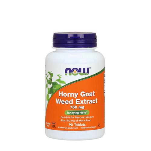 Now Foods Horny Goat Weed Extract 750 mg (90 Comprimé)