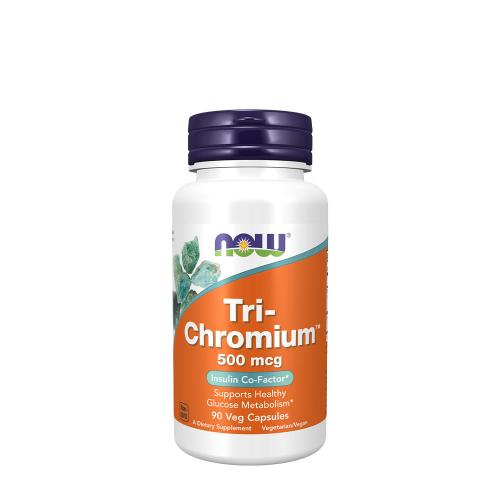 Now Foods Tri-Chromium™ 500 mcg with Cinnamon (90 Capsule végétale)