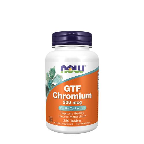 Now Foods GTF Chromium 200 mcg Yeast Free (250 Comprimé)