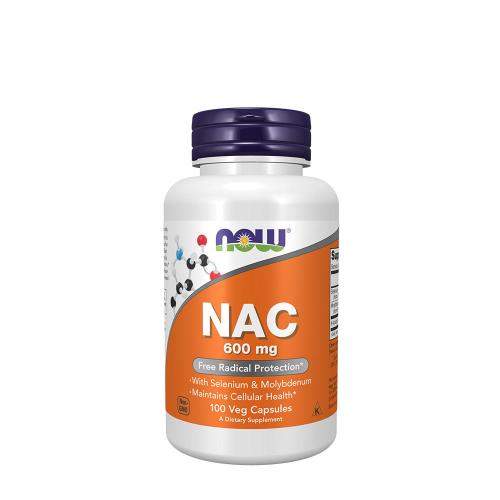 Now Foods NAC 600 mg Veg Capsules (100 Capsule végétale)