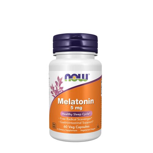Now Foods Melatonin 5 mg (60 Capsule végétale)