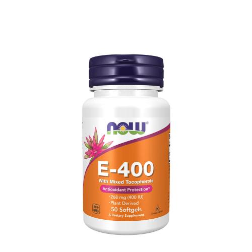 Now Foods Vitamin E-400 IU with Mixed Tocopherols (50 Capsule molle)