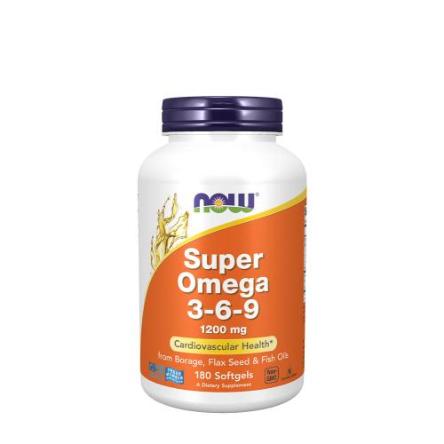 Now Foods Super Omega 3-6-9 1200 mg (180 Capsule molle)