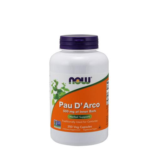 Now Foods Pau D' Arco 500 mg (250 Capsule végétale)