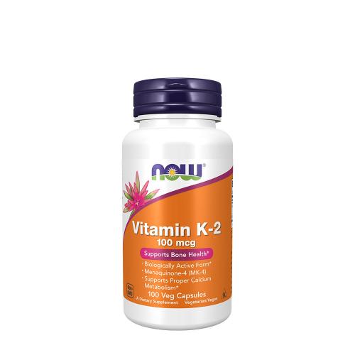 Now Foods Vitamin K-2 100 mcg (100 Capsule végétale)