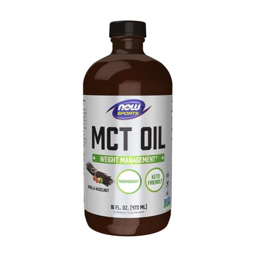 Now Foods MCT Oil (473 ml, Noisette Vanille)