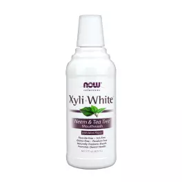   Now Foods XyliWhite Refreshmint Mouthwash (473 ml, Neem et Théier)