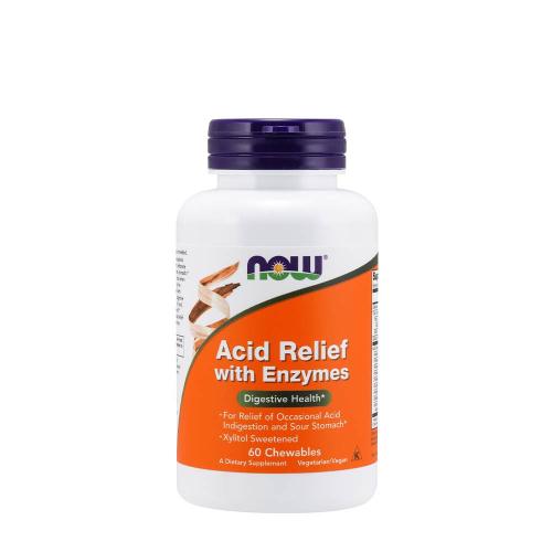 Now Foods Acid Relief with Enzymes Chewables (60 Comprimé à mâcher)