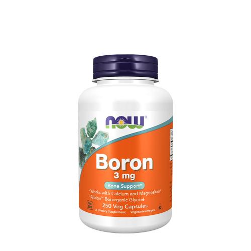 Now Foods Boron 3 mg (250 Capsule végétale)