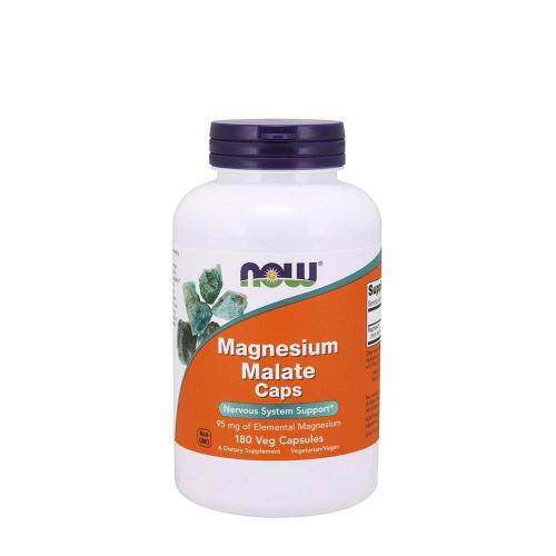 Now Foods Magnesium Malate Caps (180 Capsule végétale)