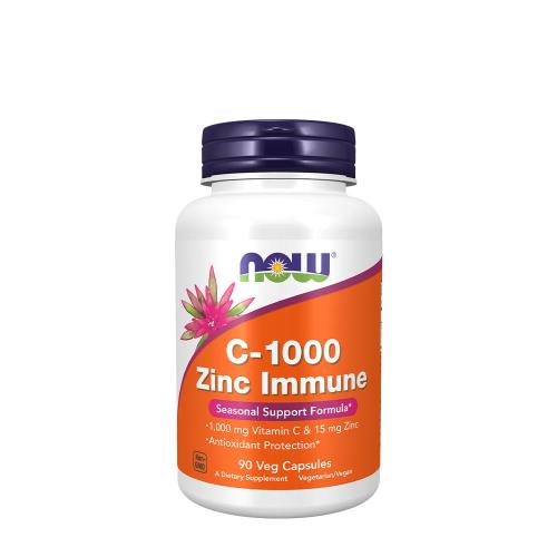 Now Foods C-1000 Zinc Immune (90 Capsule végétale)