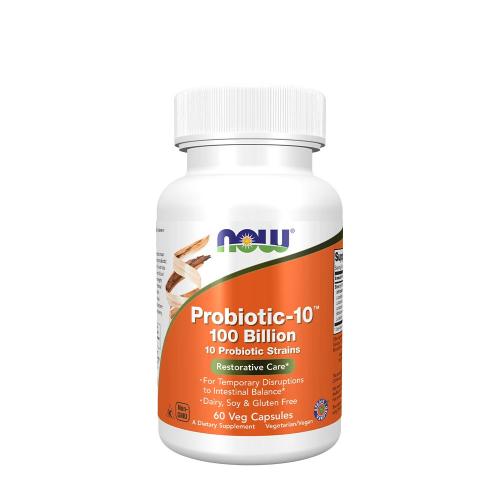 Now Foods Probiotic-10 100 Billion (60 Capsule végétale)