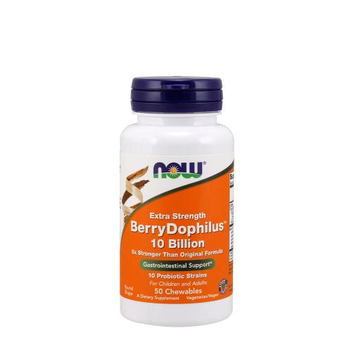 Now Foods BerryDophilus™ Extra Strength 10 Billion (50 Comprimé à mâcher)