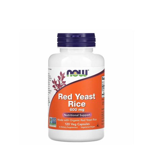 Now Foods Red Yeast Rice 600 mg (120 Capsule végétale)