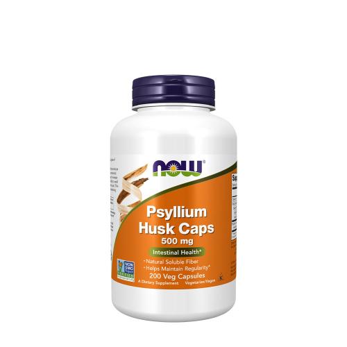 Now Foods Psyllium Husk 500 mg (200 Capsule végétale)