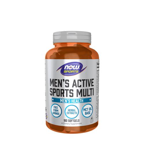 Now Foods Men's Active Sports Multi (180 Capsule molle)