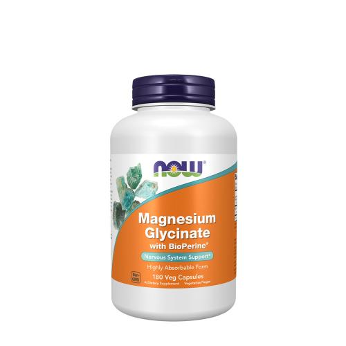 Now Foods Magnesium Glycinate with BioPerine® (180 Capsule)