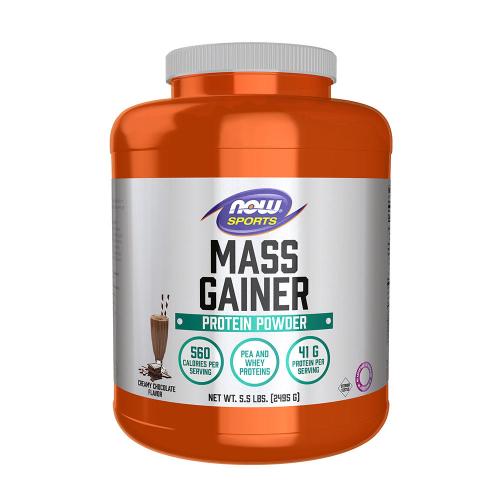 Now Foods Mass Gainer Powder (2495 g, Chocolat Crémeux)