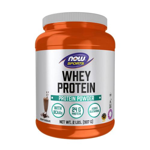 Now Foods Whey Protein (907 g, Chocolat Crémeux)