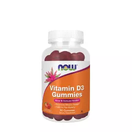   Now Foods Vitamin D3 Gummies (90 Gélatine en bonbon, Fraise)