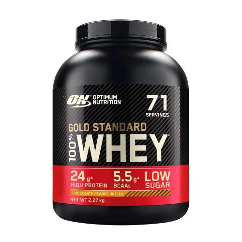 Optimum Nutrition Gold Standard 100% Whey™ (2.27 kg, Beurre de Cacahuètes Chocolat)