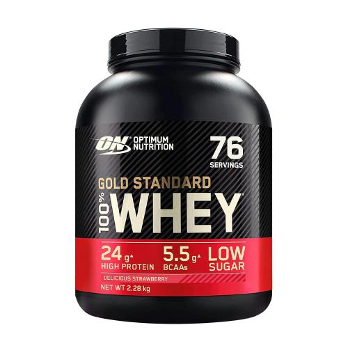 Optimum Nutrition Gold Standard 100% Whey™ (2.27 kg, Fraise Délicieuse)