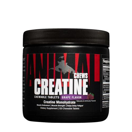 Universal Nutrition Animal Creatine Chews (120 Comprimé à mâcher, Raisin)