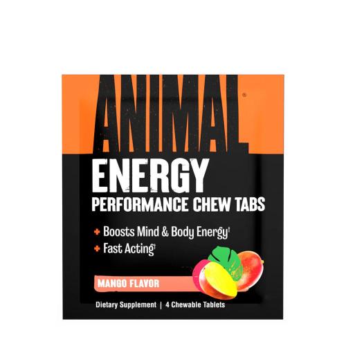 Universal Nutrition Animal Energy Chews (4 Comprimé à mâcher, Mangue)